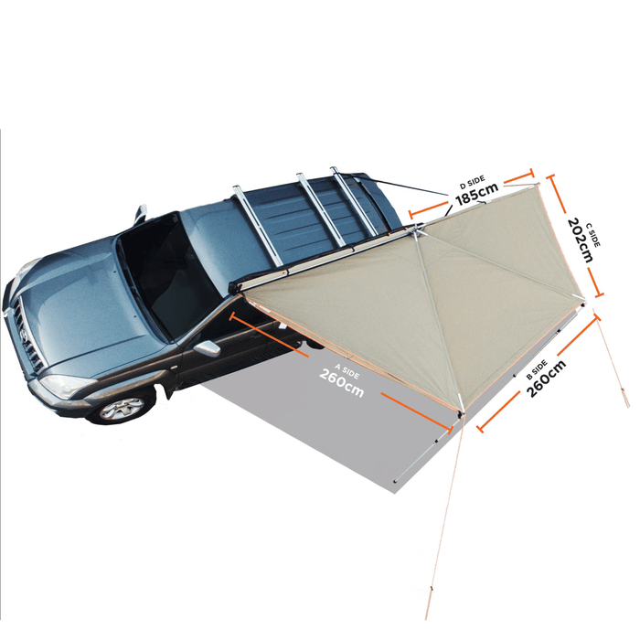 Foxwing 180° Awning