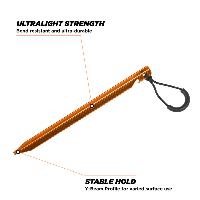 Oztent Lightweight Alloy Pegs - 10 Pack