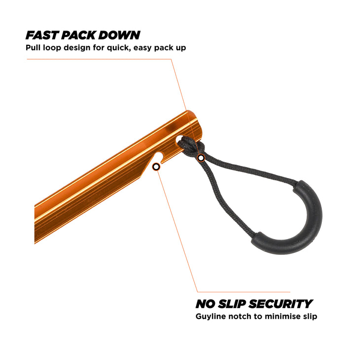 Oztent Lightweight Alloy Pegs - 10 Pack