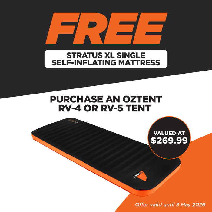 Oztent Stratus XL Single Self-Inflating Mattress