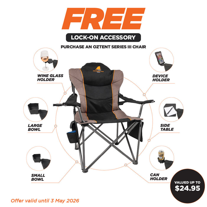 Oztent King Goanna Chair Series III