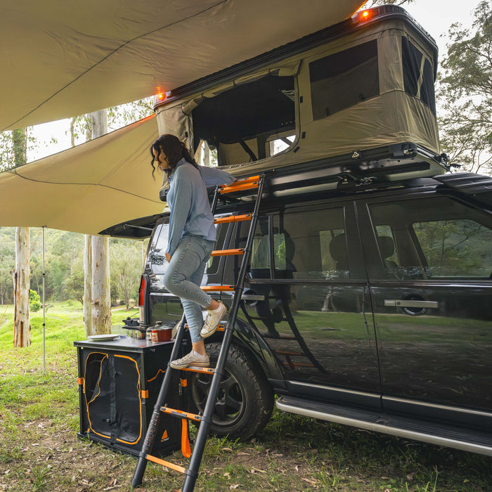 Oztent Apex Roof Top Tent 2.6m Telescopic Ladder