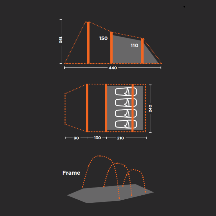 Oztent AT-4 Air Tent