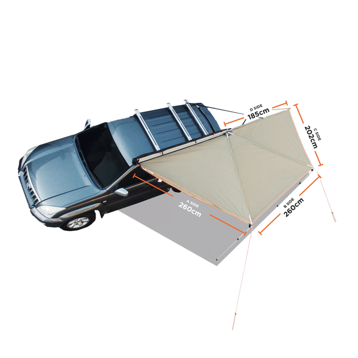Foxwing 180° Awning
