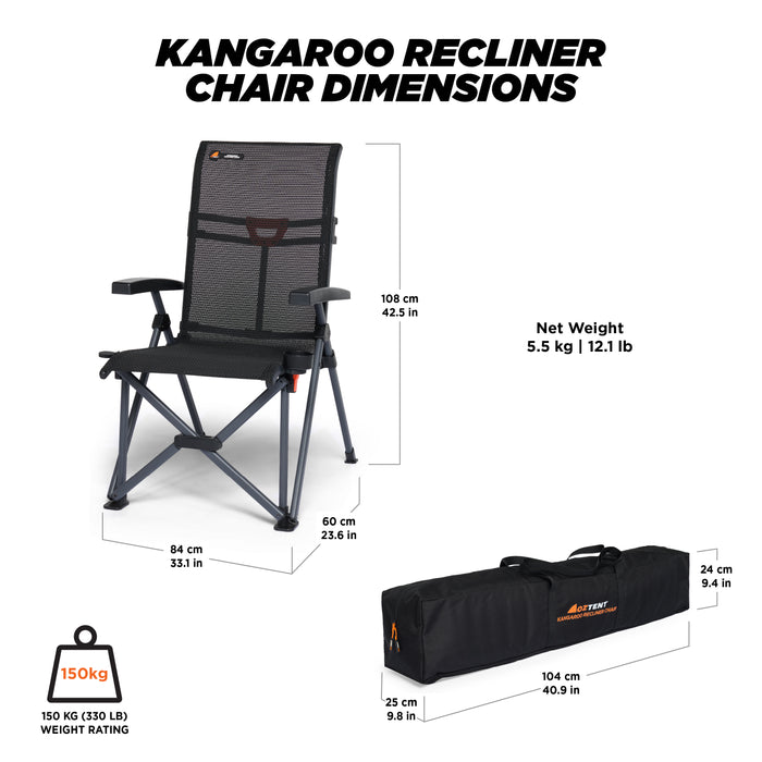Oztent Kangaroo Recliner Chair