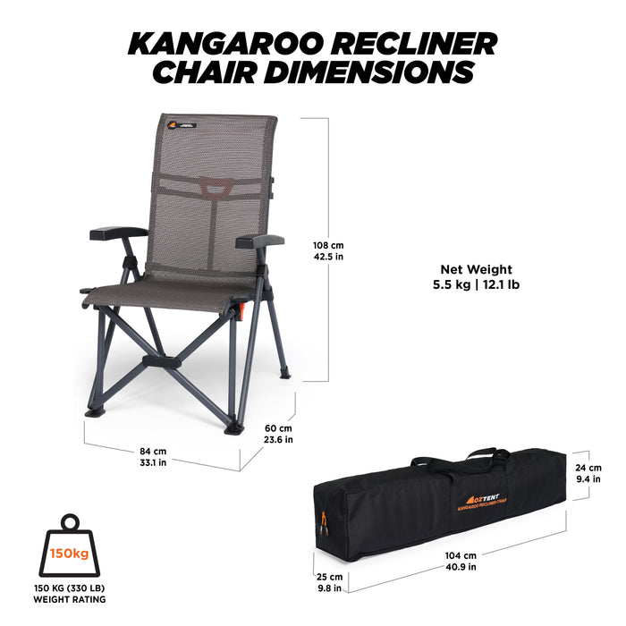 Oztent Kangaroo Recliner Chair