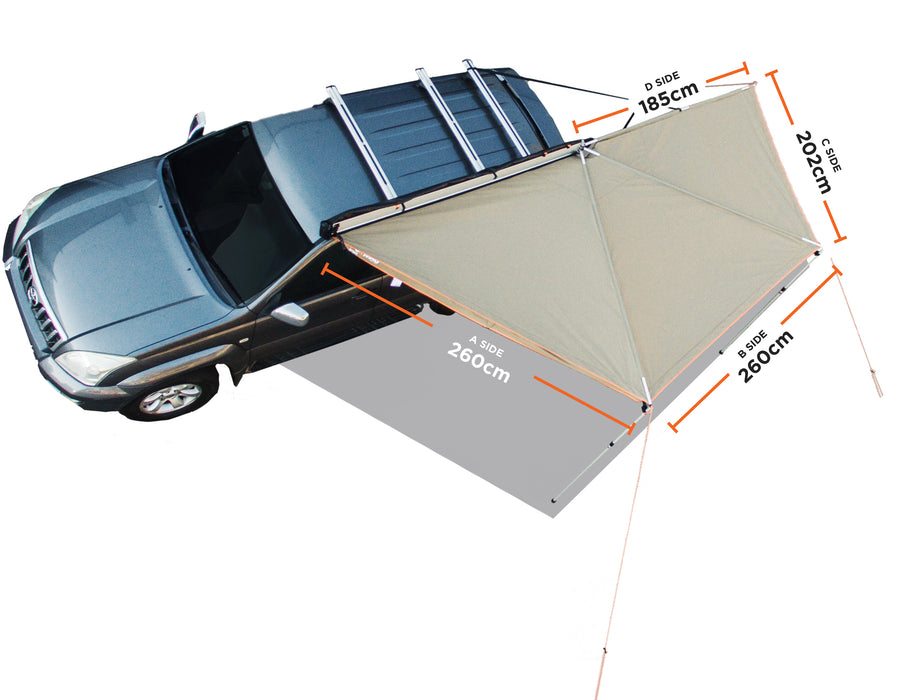 Foxwing 180° Awning